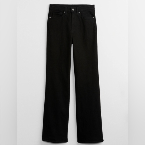 NWT! GAP Black Wash High Rise '70s Flare Jeans with Washwell - Multiple Sizes🩵 - Picture 3 of 16